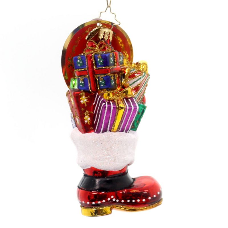 Christopher Radko Christmas Loot Boot Gifts Merry Poland  -  Tree Ornaments