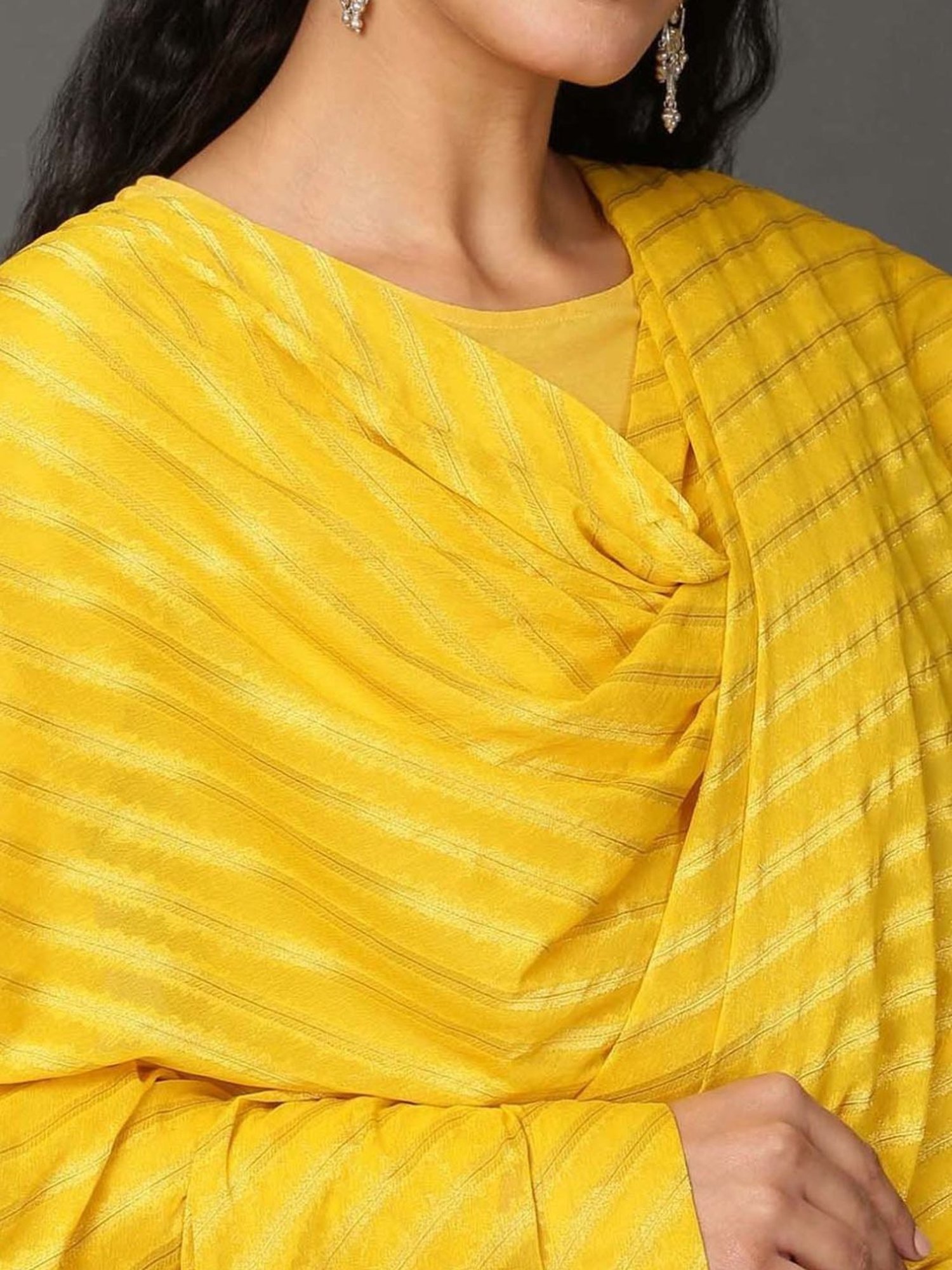 Nuhh Yellow Lets Toast Kurta and Pant Set with Dupatta