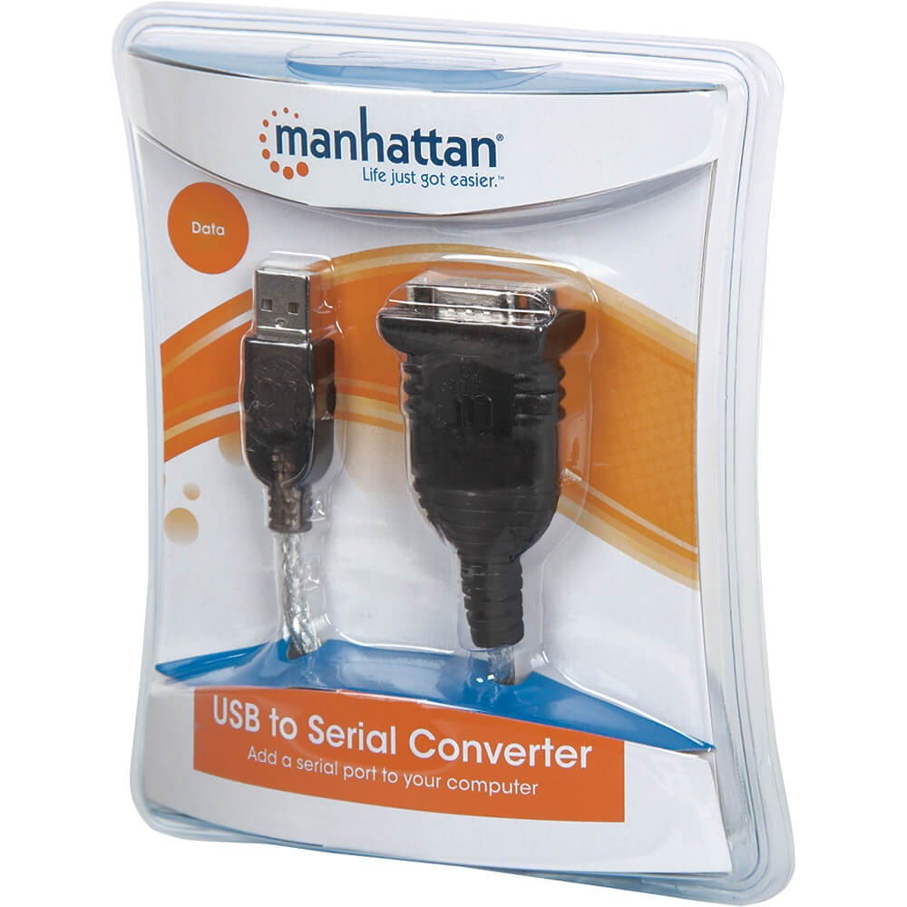 Manhattan Usb To 1 Serial Device Converter Retail Pkg.