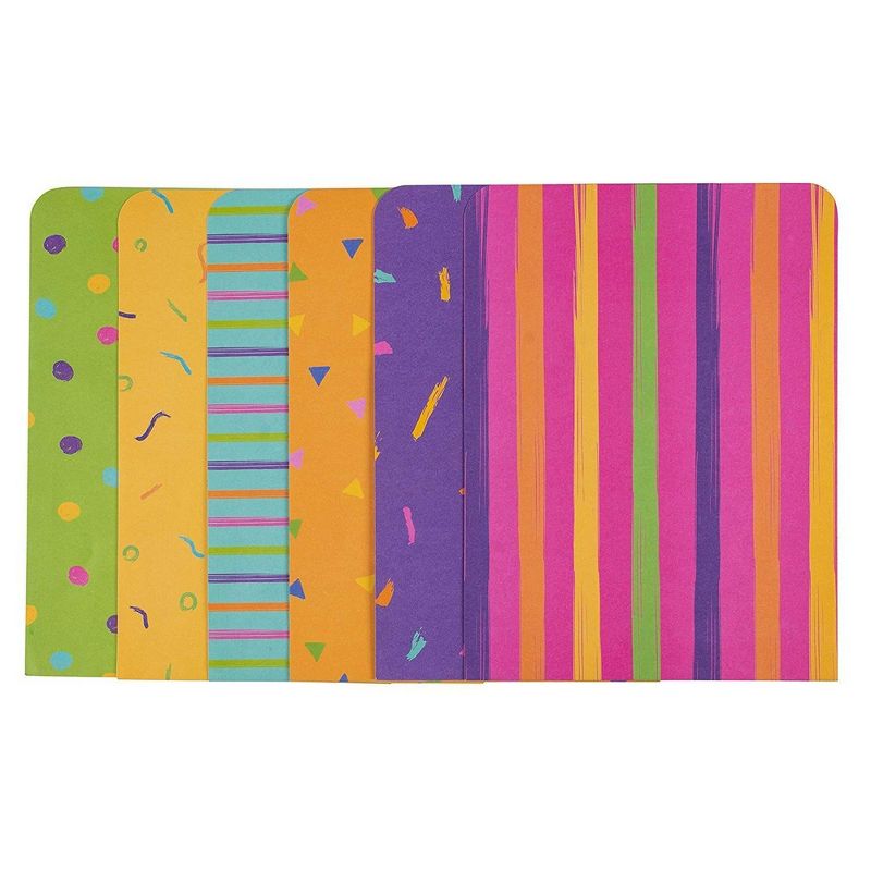 Juvale 12 Pack Book Pockets, Card Holders for Classroom Bulletin Boards, Paper Storage Holders, 7.5 x 9"