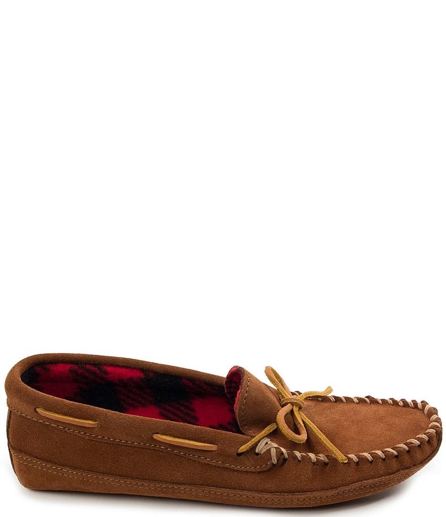 Minnetonka Men's Double Bottom Fleece Lined Slipper