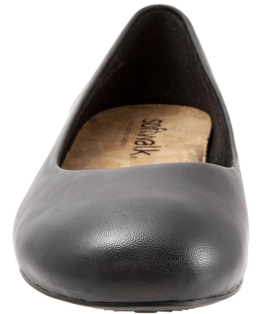 SoftWalk Sonoma Leather Ballet Flats