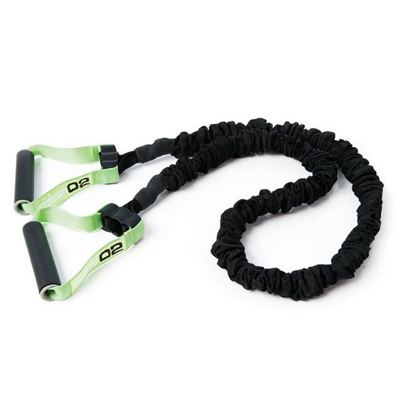 Escape Fitness Lightweight Multi Function Elastic Power 02 Tubes for Conditioning, Flexibility, and Cardio, Green