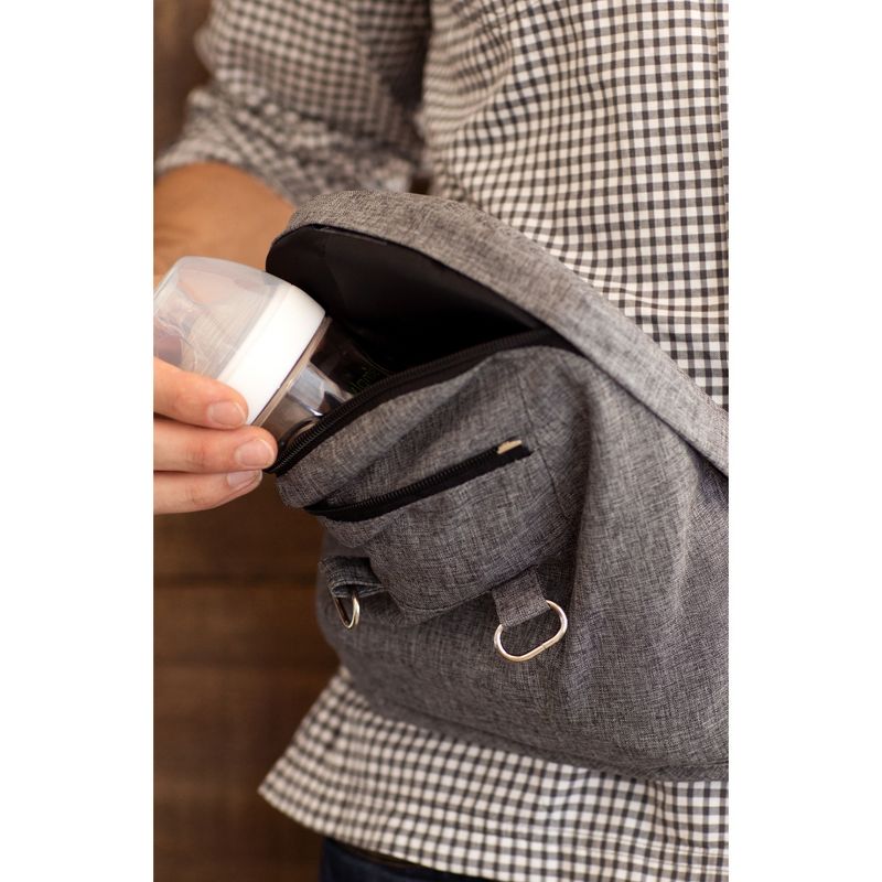 Moby 2-in-1 Baby Carrier + Hip Seat - Gray