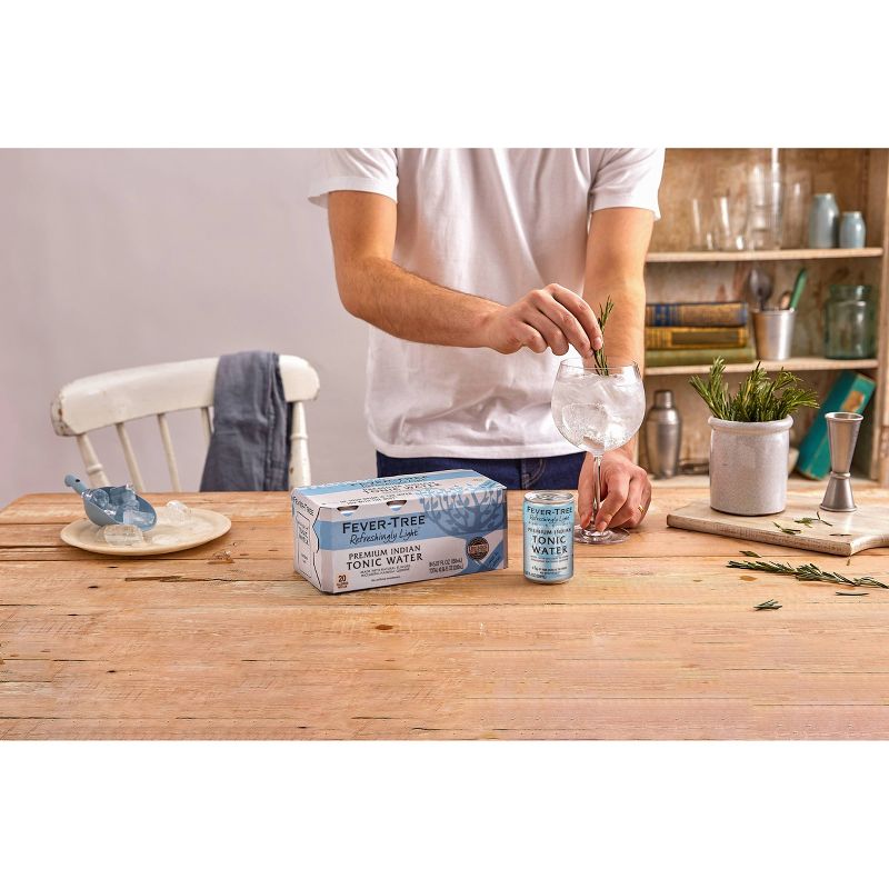 Fever-Tree Refreshingly Light Tonic Water - 8pk/150ml Cans