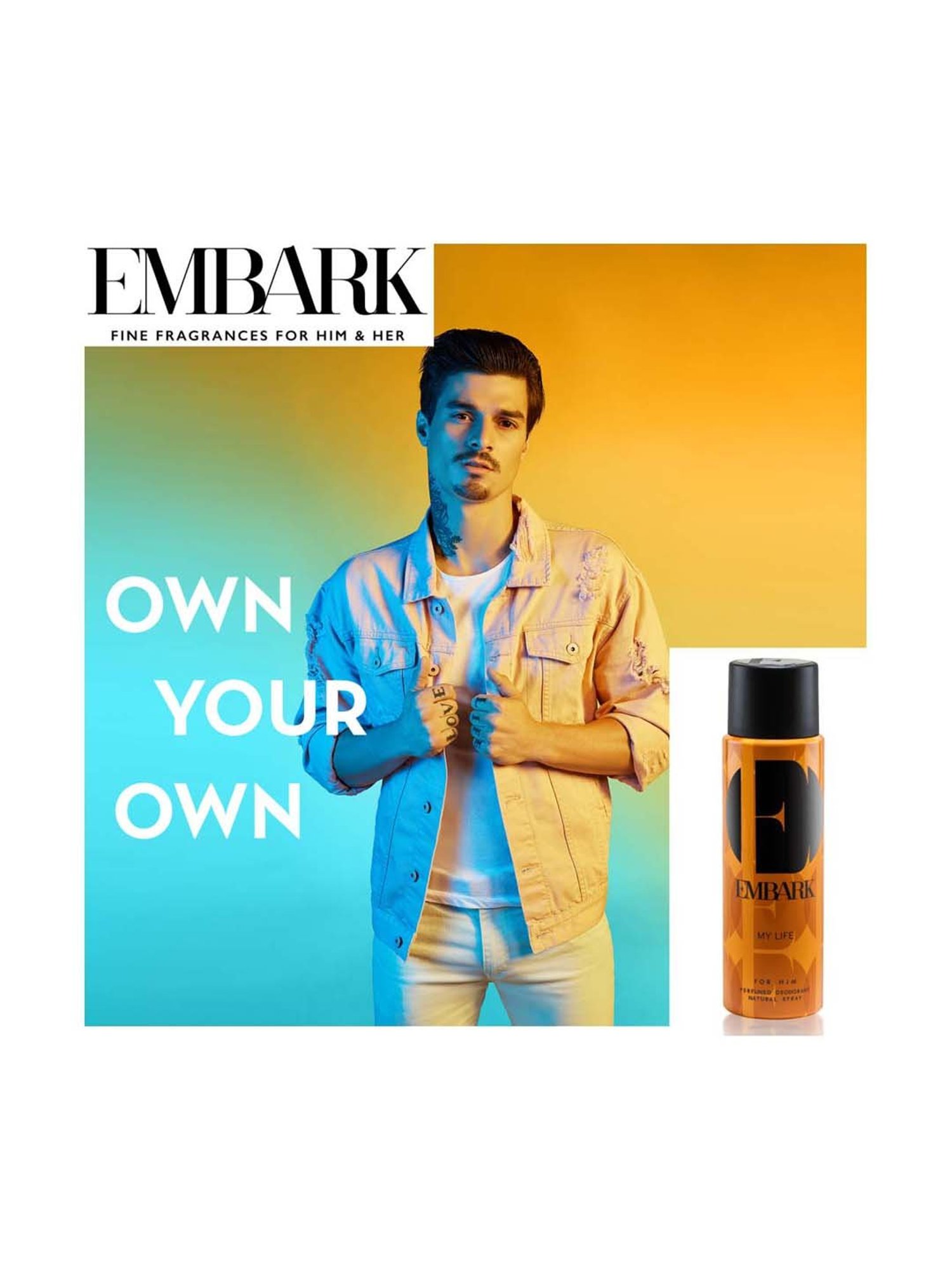 Embark My Life for Him Deodorant - 150 ml