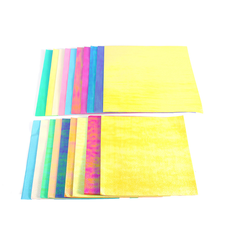 50Pcs/Set Square Origami Paper Single Sided Solid Color Shining Papers DIY Kids Folded Paper Craft Scrapbooking Decor 20/25cm