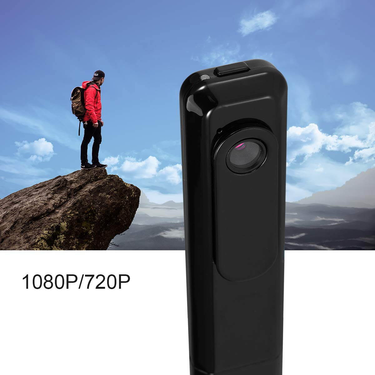 Mini Body Camera Spy Cam 1080P HD Hidden Camera Pen Portable Pocket Clip Wearable Hidden Camera Small Video Camcorder Car Cameras