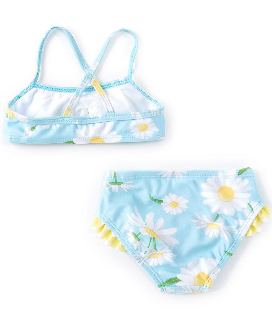 Baby Starters Baby Girls 3-24 Months Gingham-Bow Floral Two-Piece Swimsuit