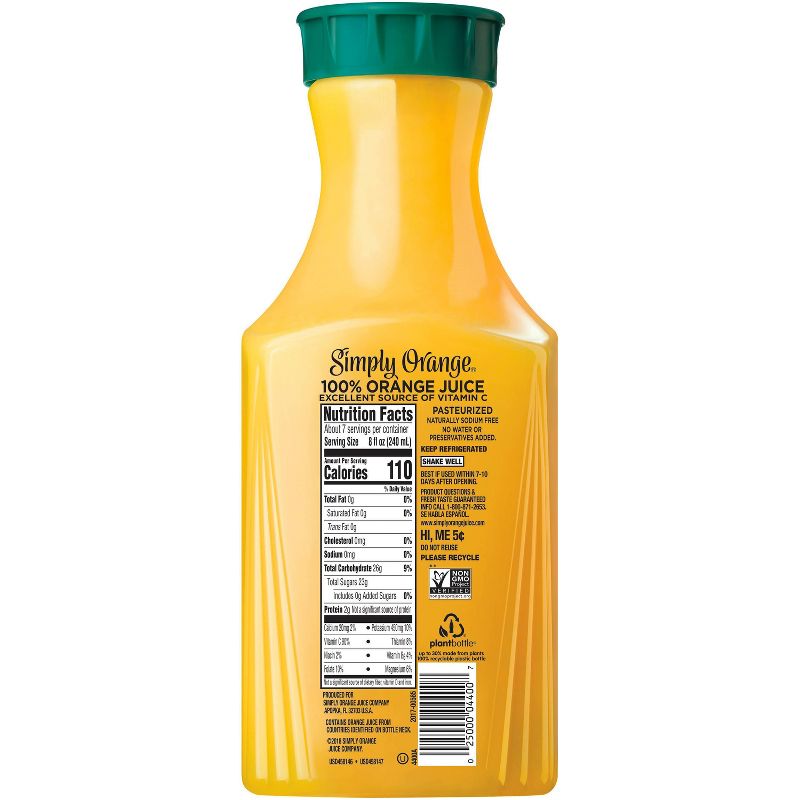 Simply Orange High Pulp Juice - 52 fl oz