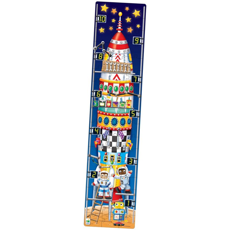 The Learning Journey Long and Tall Puzzles 123 Rocket Ship 50+ pcs