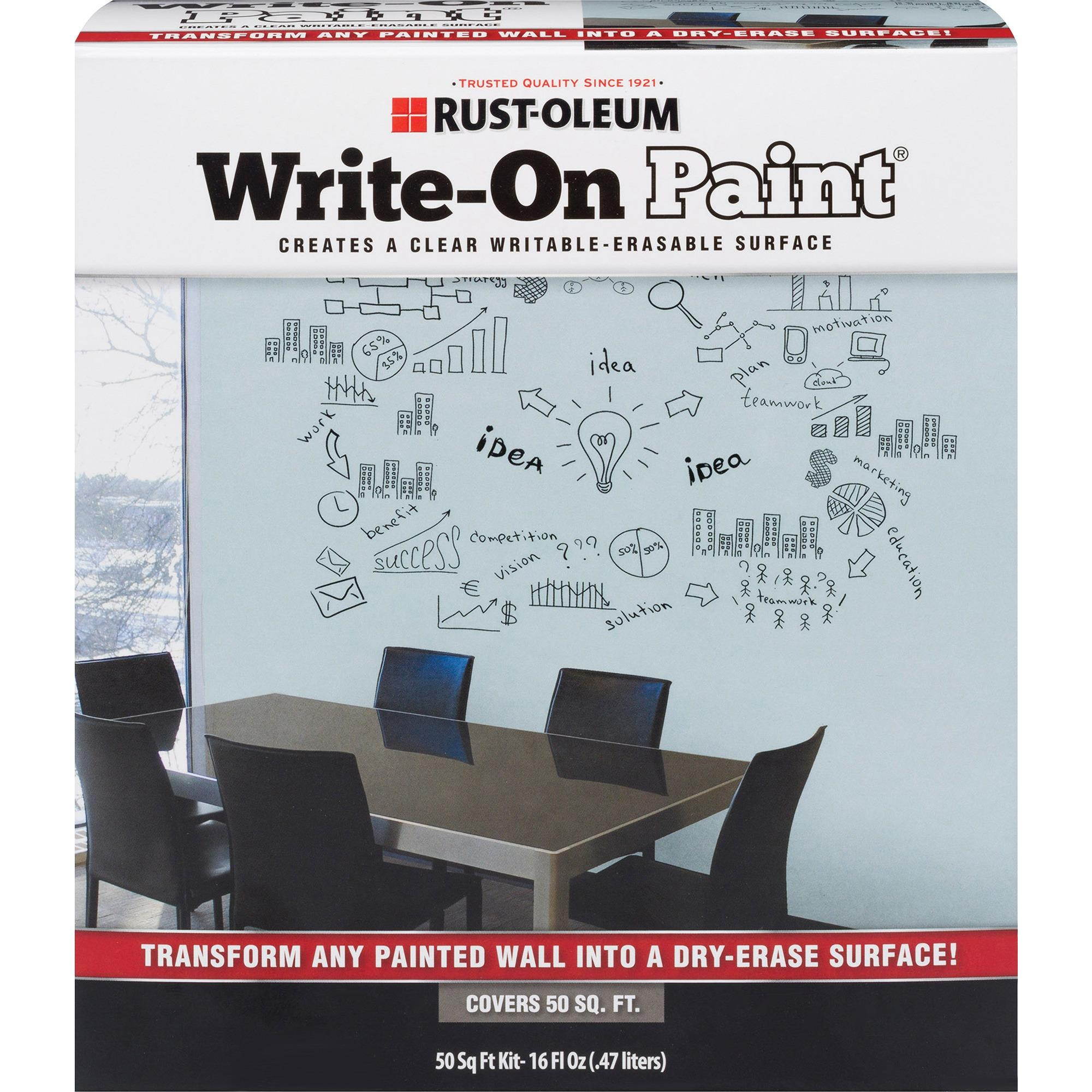 Rust-Oleum Write-On Paint Writable/Erasable Surface 50 sq. ft. CL 72105