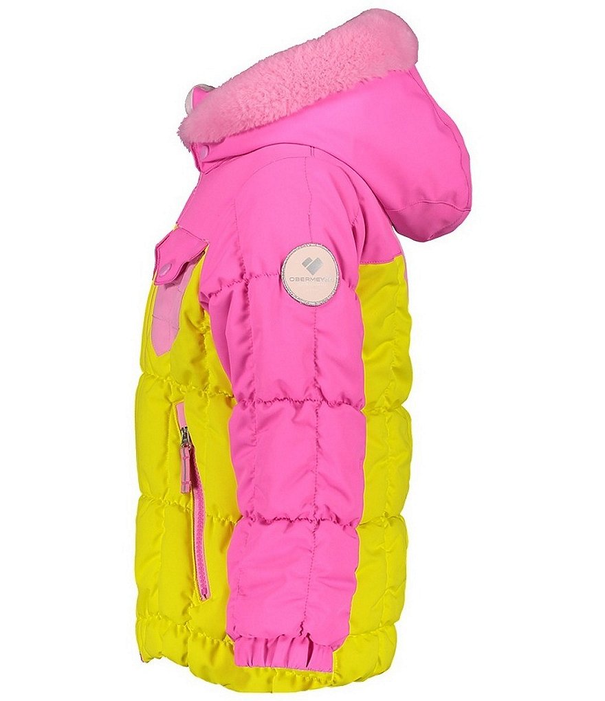 Obermeyer Little/Big Girls 2T-8 Jamie Color Block Snow Ski Jacket