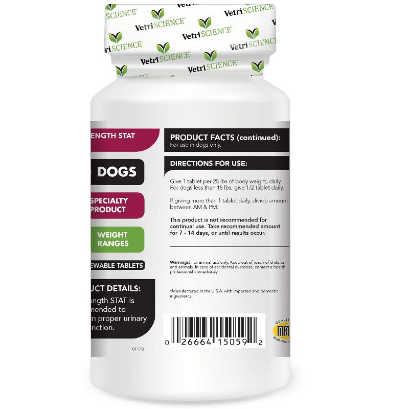 Vetriscience Laboratories UT Strength STAT Dog Formula, 90-ct