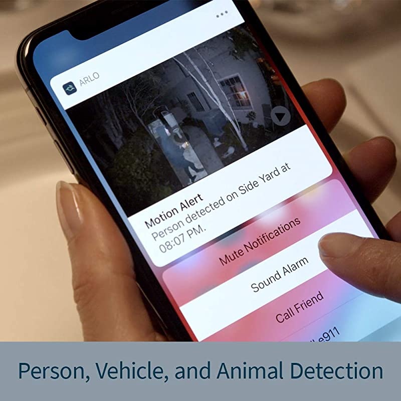 Pro 3 Spotlight Camera - 3 Camera Security System - Wireless, 2K Video & HDR, Color Night Vision, 2 Way Audio, 160&deg; View, Wire-Free, Works with Alexa, White - VMS4340P