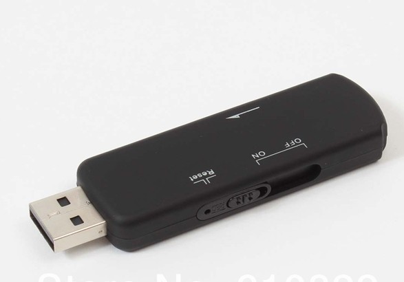 TeKit (10PCS/lot)  Voice Activated Spy USB Flash Drive digital Audio voice Recorder(4GB)