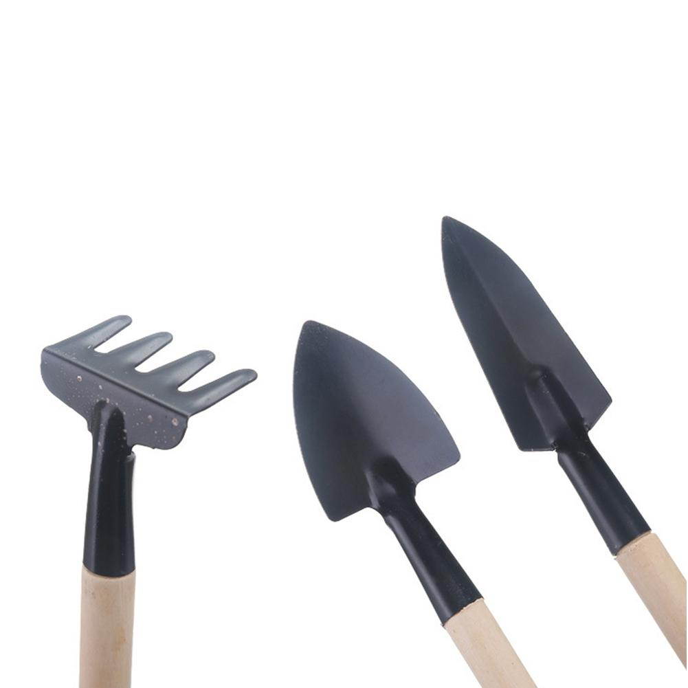 Home Gardening Tool Set Balcony Home-grown Mini Digging Suits Three-piece Shovel Rake Garden Tools Combination