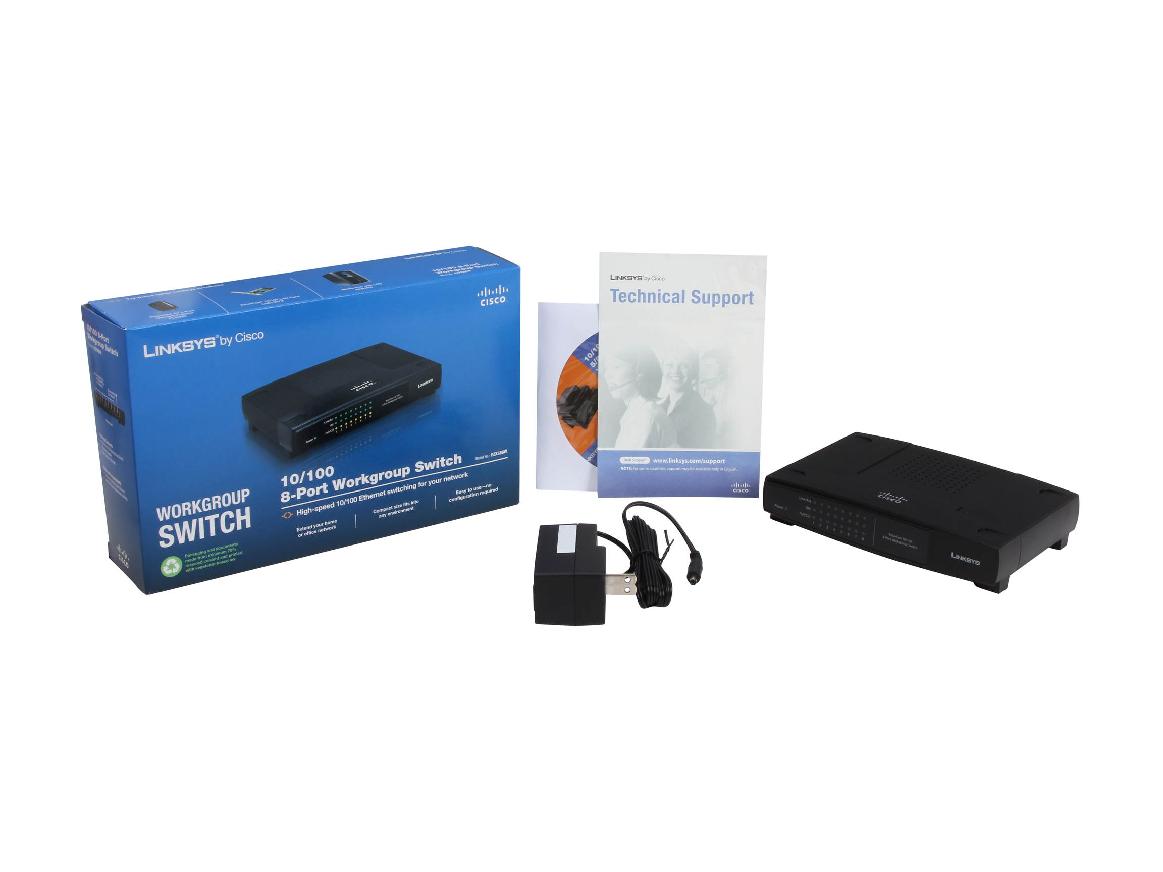 LINKSYS EZXS88W Switch