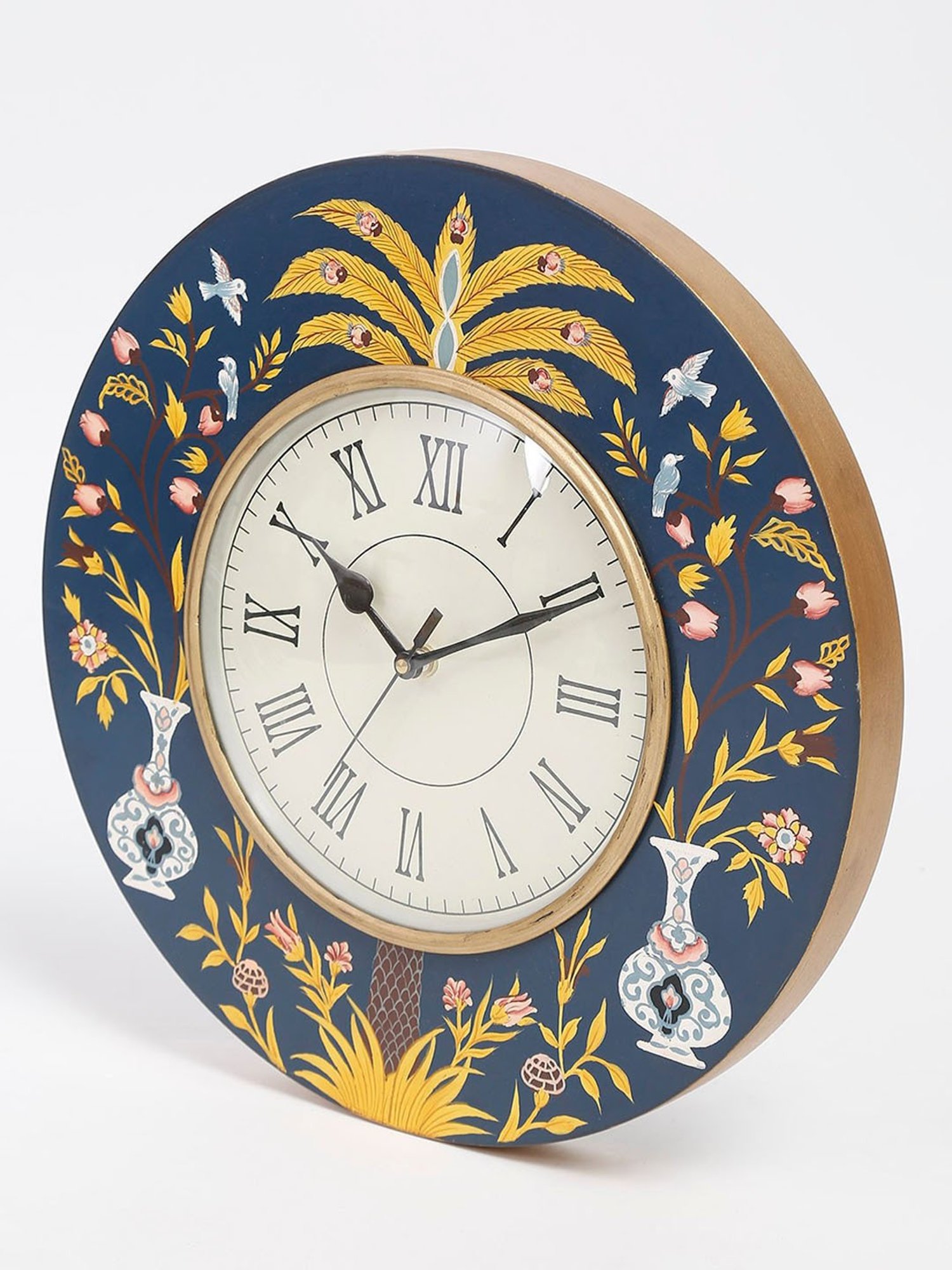 Fabindia Pashav Handainted Wall Clock