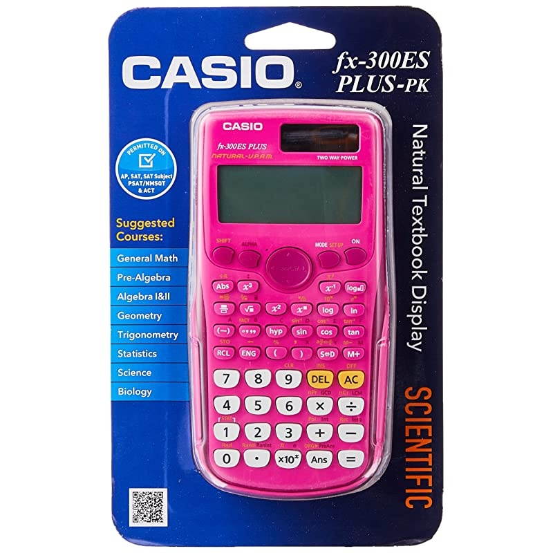 fx300ES PLUS Scientific Calculator Pink