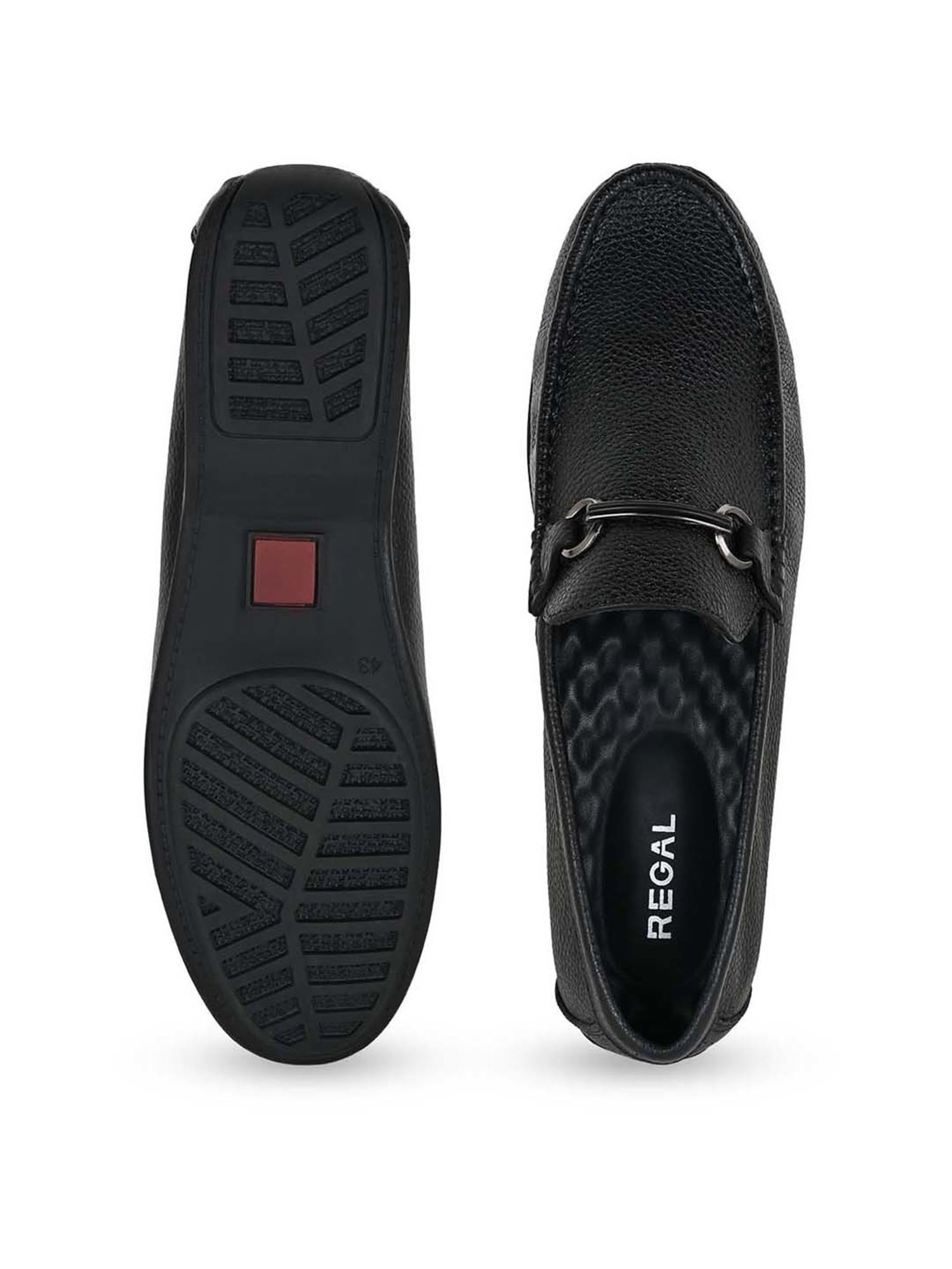Regal Men's Black Casual Loafers
