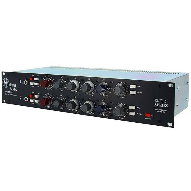 Heritage Audio Elite HA73EQX2 Dual Channel Full Rack Microphone Preamp with EQ
