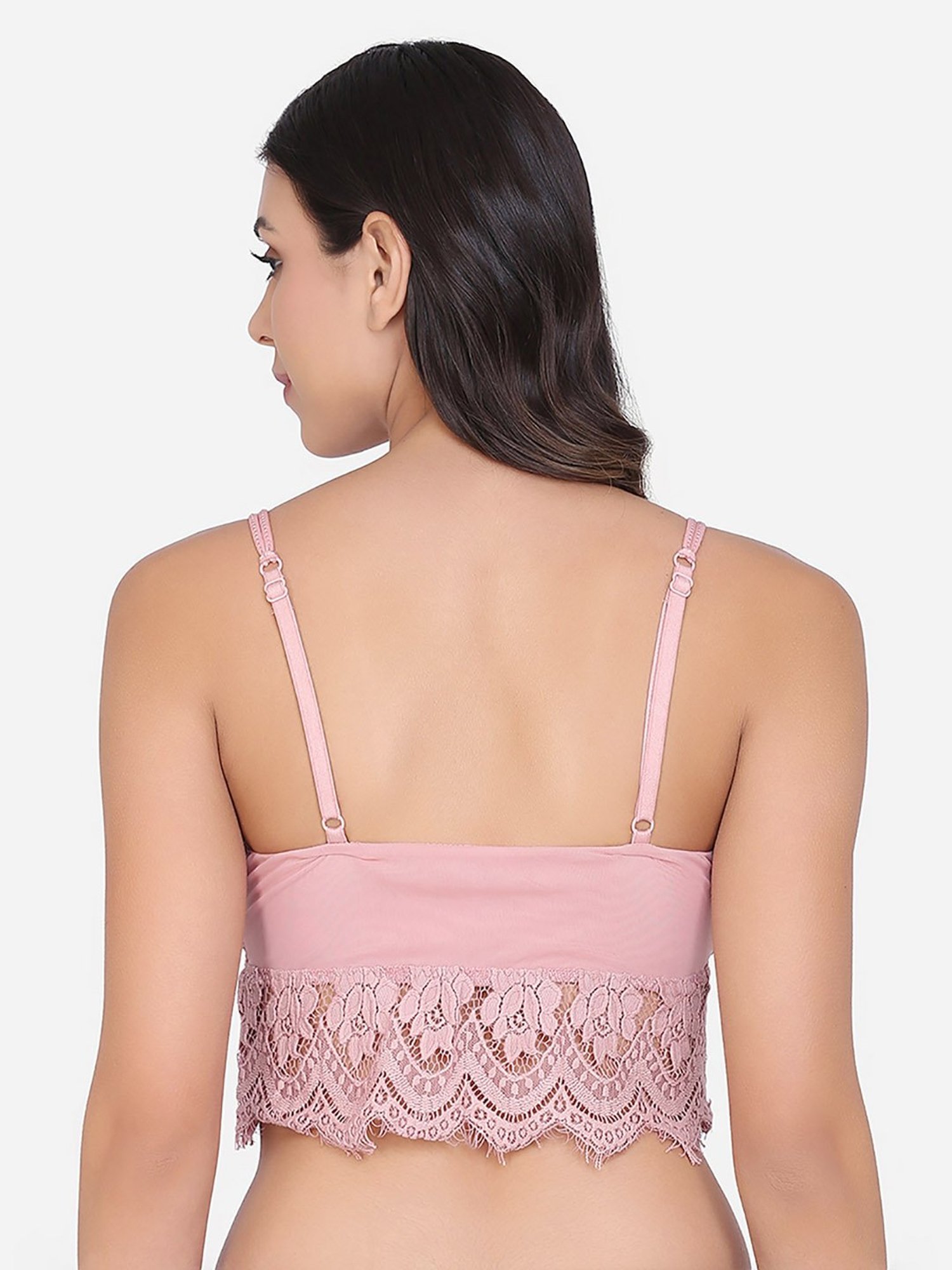 Da Intimo Pink Non Wired Padded Bralette