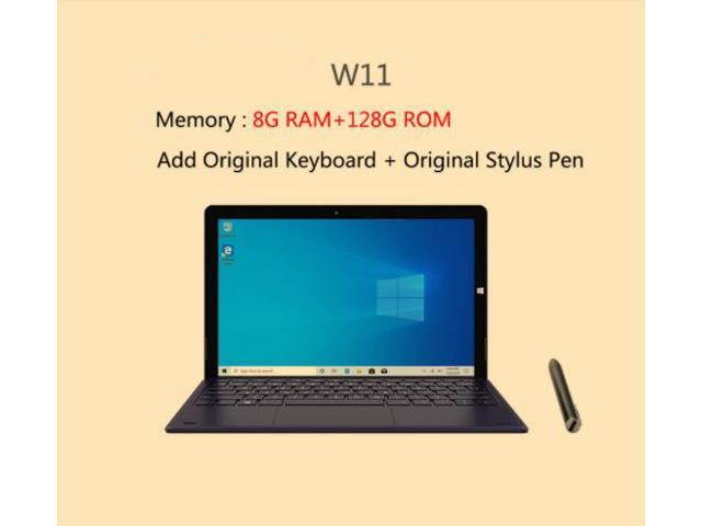 W11 2 in 1 Tablet PC 11.6 inch, 8GB RAM  Windows 10 Intel Gemini Lake N4100 Quad Core with Keyboard & Stylus Pen