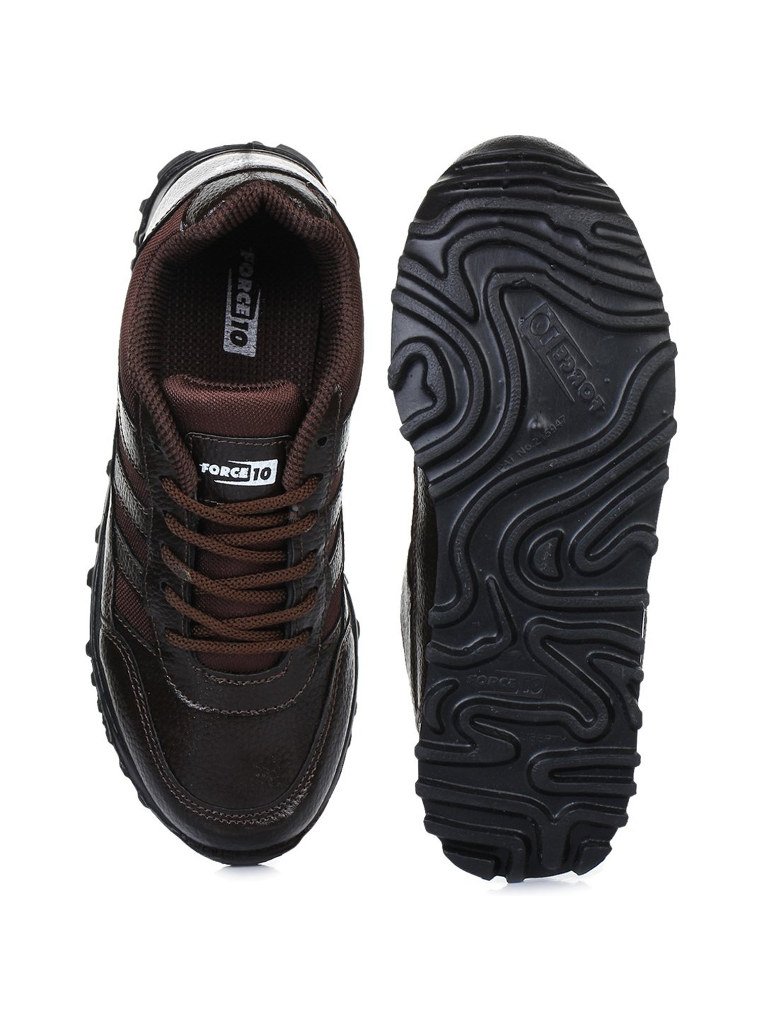 Force 10 by Liberty Men's Dark Brown Sneakers