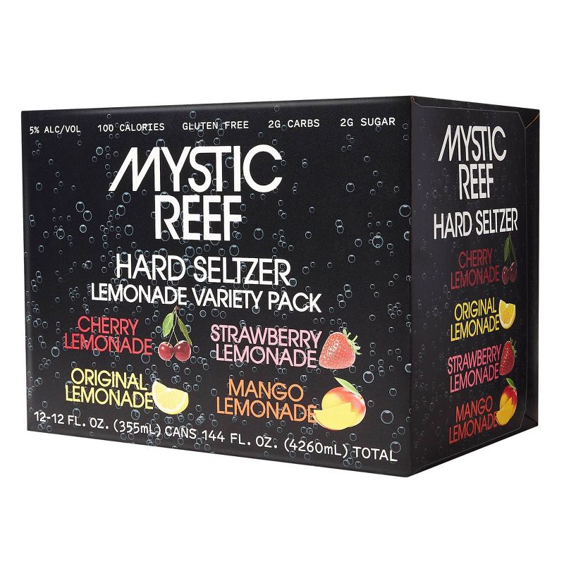 Mystic Reef Hard Seltzer Lemonade Variety Pack - 12pk/12 fl oz Cans