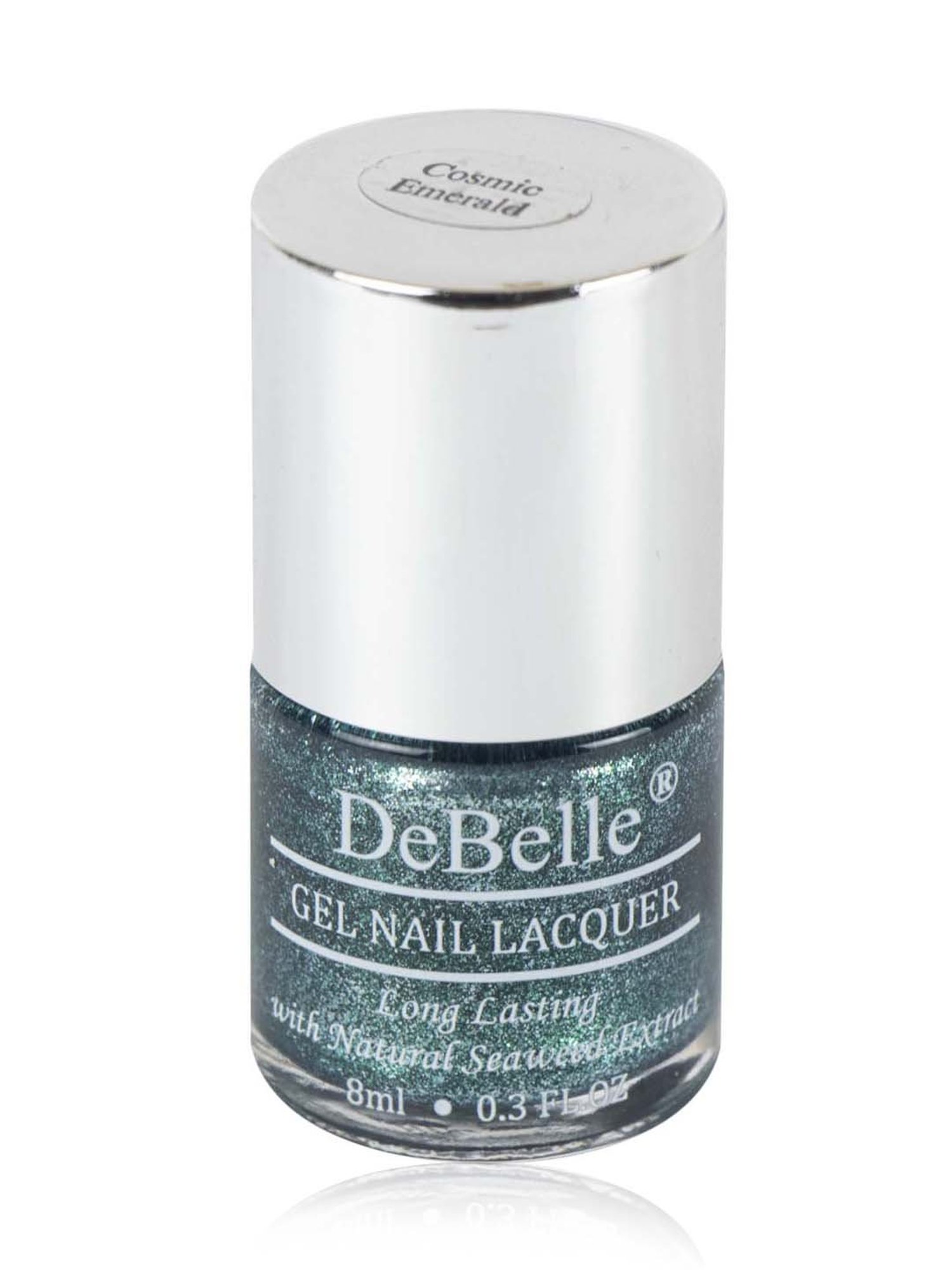 DeBelle Gel Nail Lacquer Glitter Cosmic Emerald - 8 ml