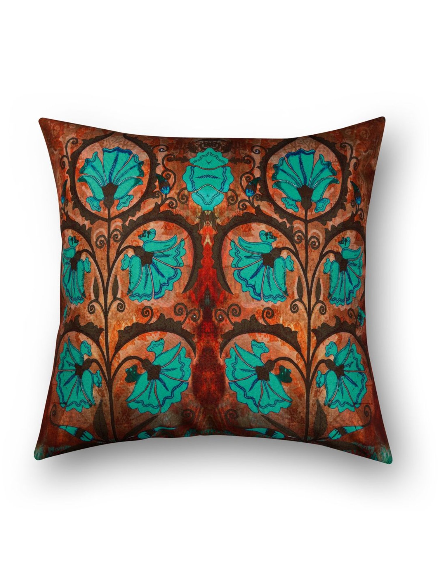 SEJ by Nisha Gupta Brown Cushion Covers - Set of 1