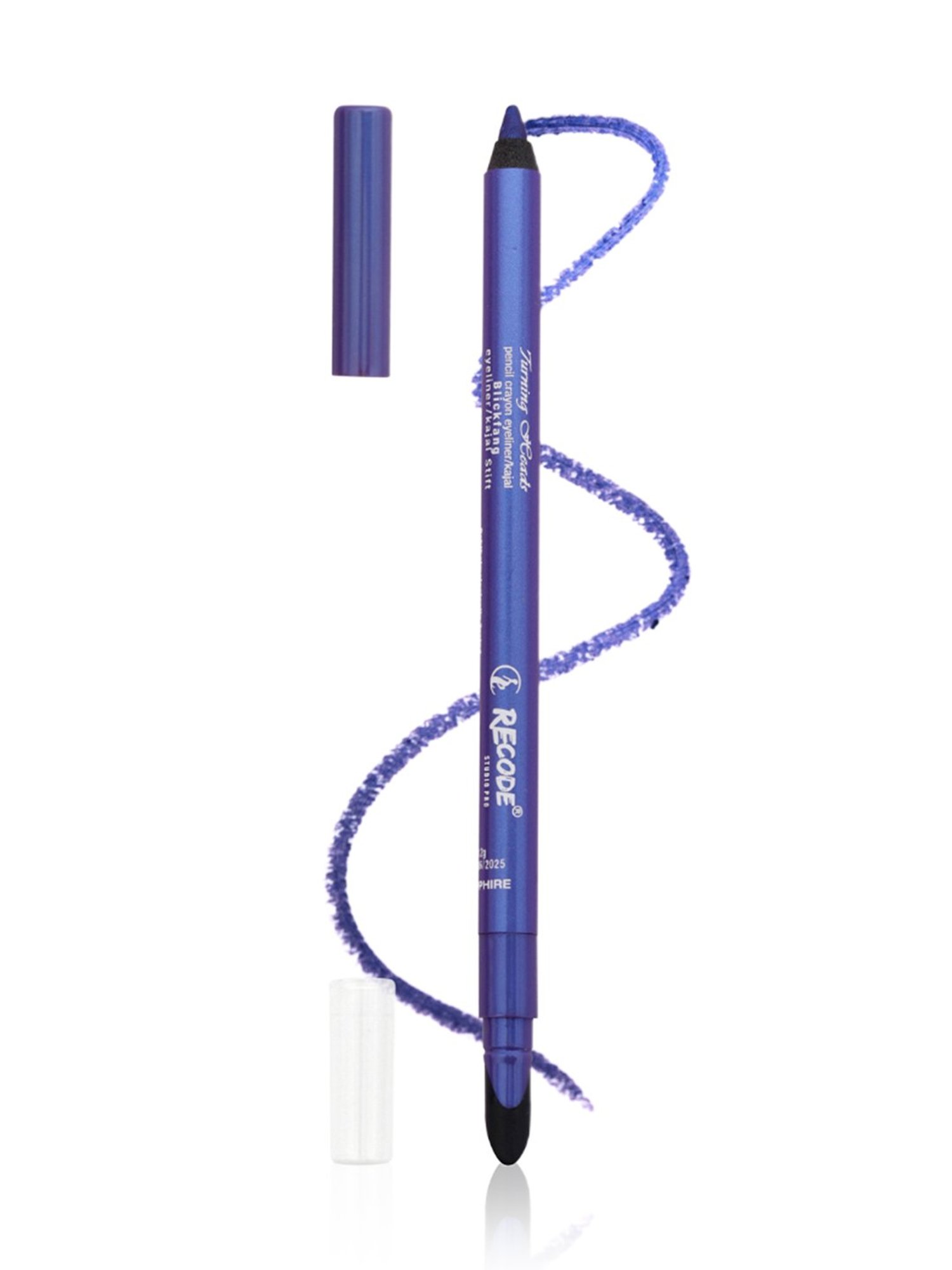 Recode Turning Heads Crayon Eyeliner/Kajal 08 Blue Sapphire - 1.2 gm