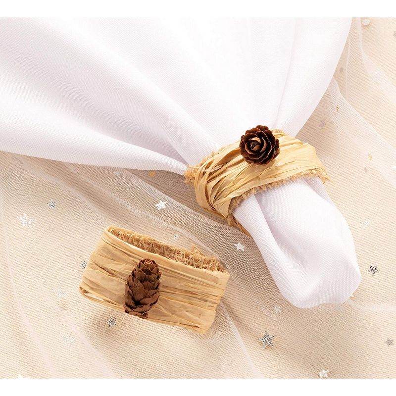 Kurt S. Adler Gold Elegant Fleur De Lis Wired Craft Ribbon 4.25" x 5 Yards