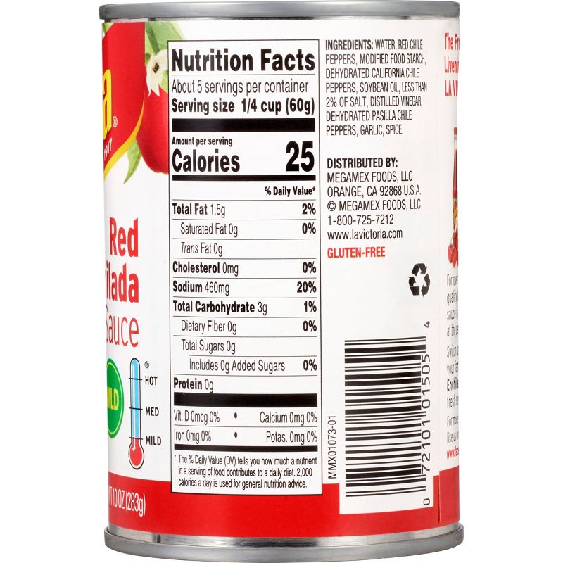 La Victoria Enchilada Sauce Mild Poco Picante 10oz