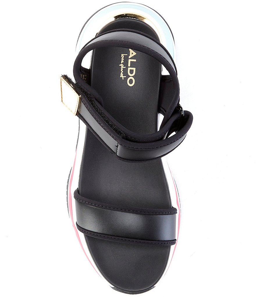 ALDO Love Planet Collection Adweaven Banded Platform Sandals