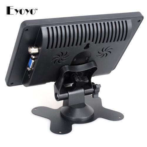 HD 7" TFT LCD Color Monitor 1024*600 VGA BNC Video Audio HQ For PC,CCTV Cam,DVD