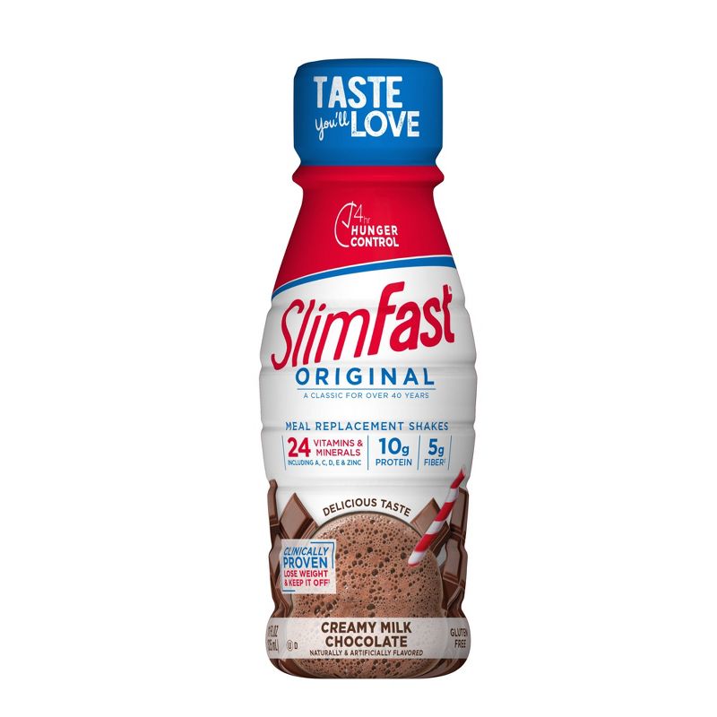 SlimFast Original Meal Replacement Shakes - Creamy Milk Chocolate - 11 fl oz/4pk