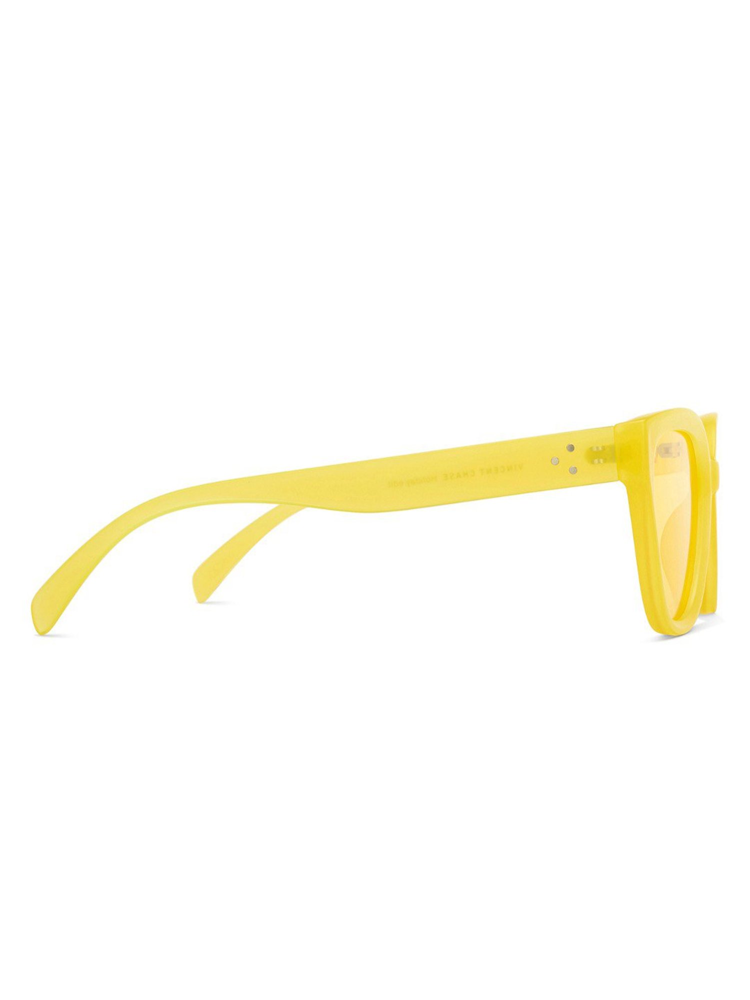 Vincent Chase HOLIDAY EDIT Yellow Wayfarer Polarised and UV Protected Lens Unisex Sunglasses