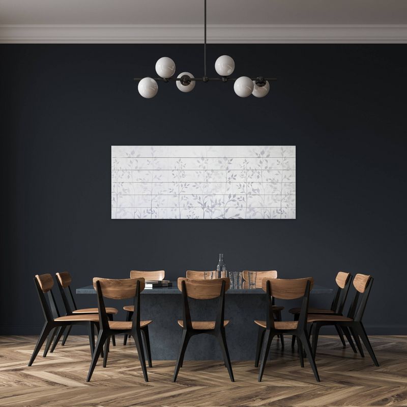 Melrose 18" Black and White "Life Is Short Eat Dessert First" Wall Plaques