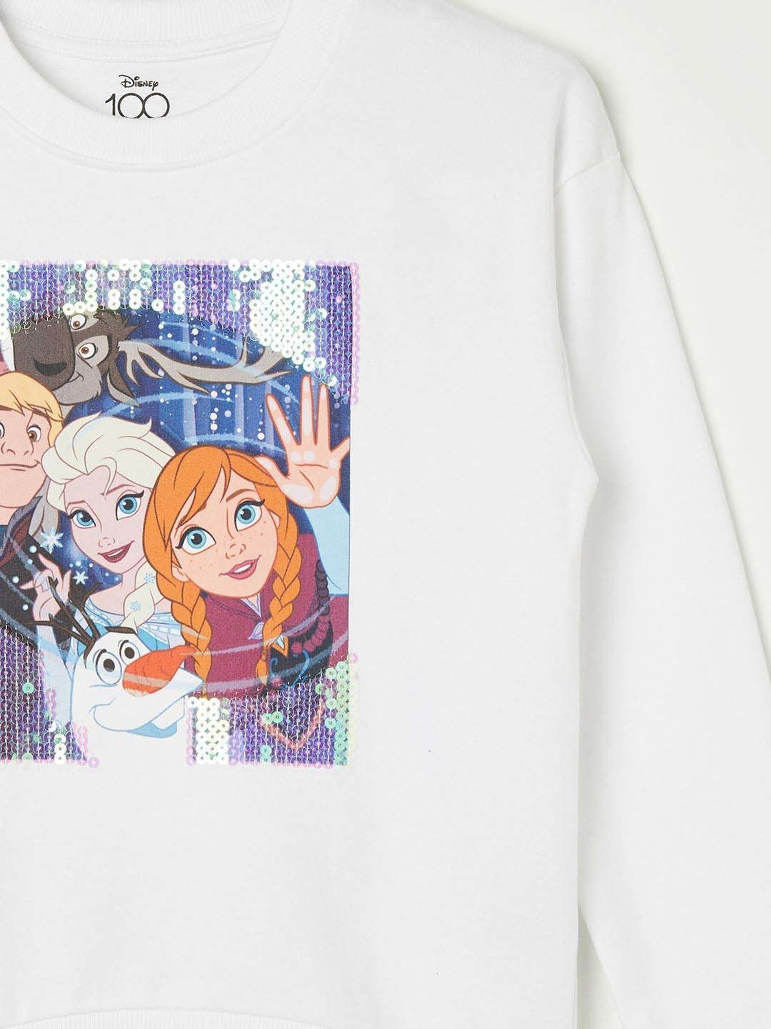 Fame Forever by Lifestyle Kids White Cotton Printed Full Sleeves Sweatshirt