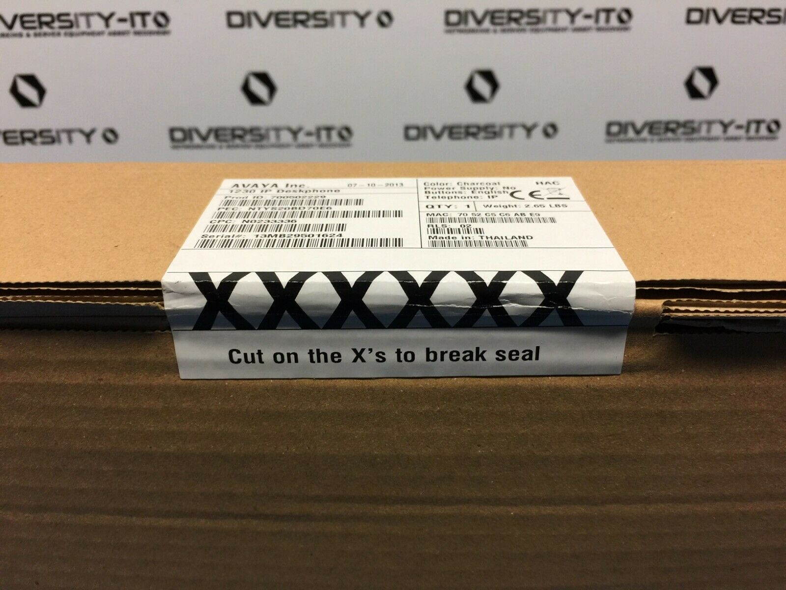 Avaya 1230 IP Deskphone 70050229 700500590