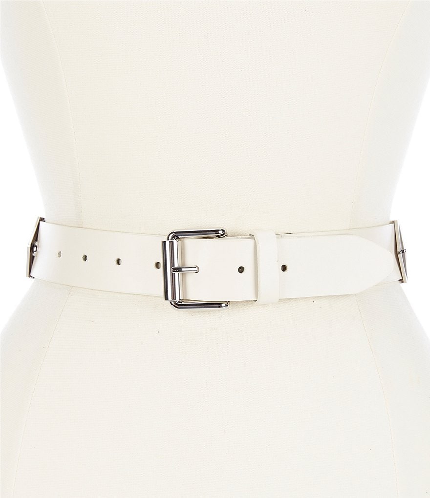 Women's Leopard Print Faux Hair Belt - Universal Thread™ Brown 2X