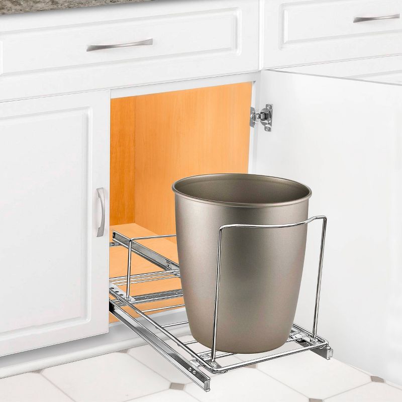 Lynk Professional Pull Out Bin Holder - Sliding Cabinet Organizer
