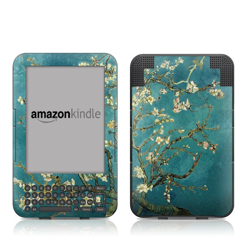 Kindle Keyboard Skin - Blossoming Almond Tree - Sticker Decal