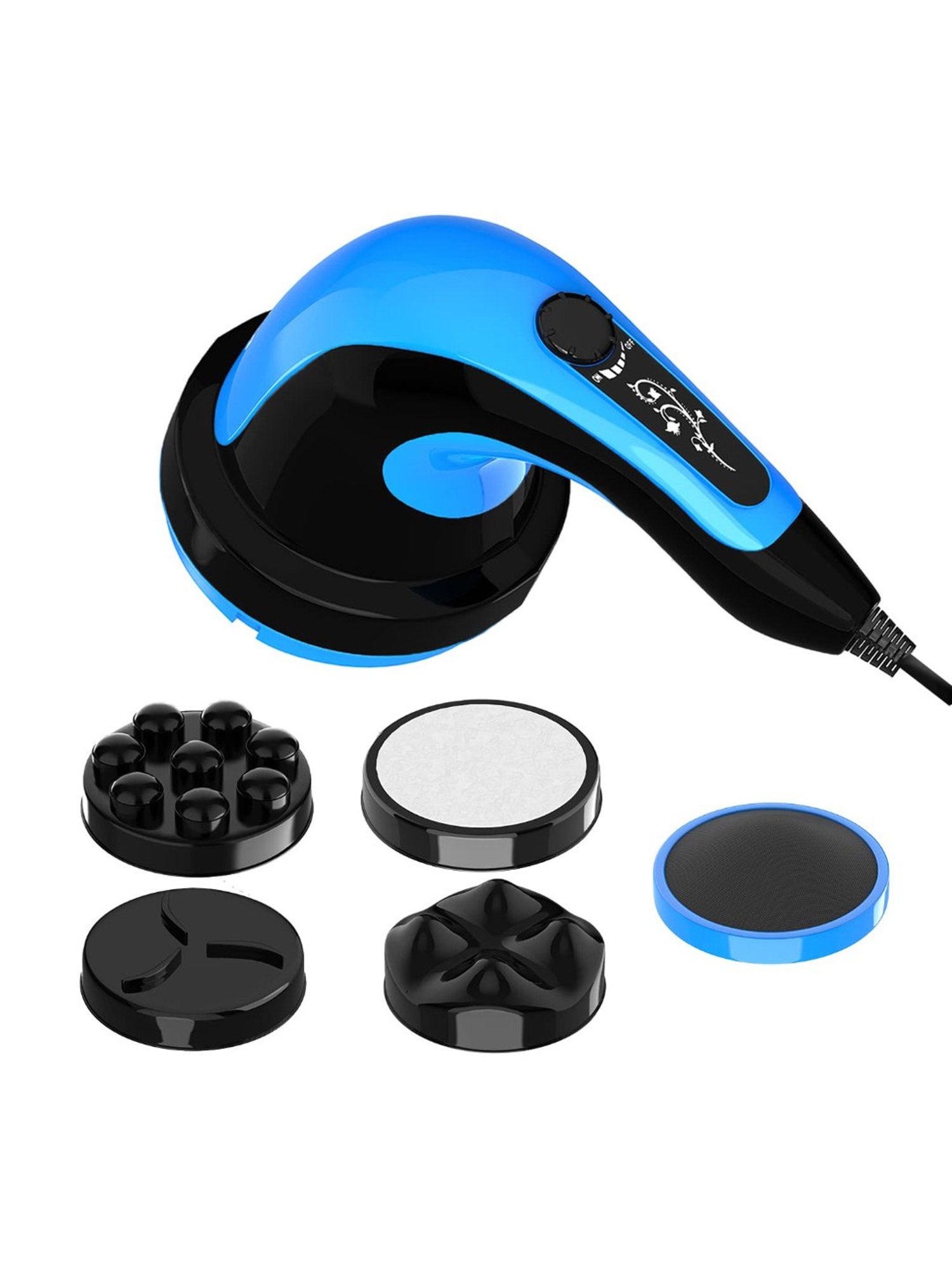 Lifelong LLM576 Powerful Handheld Corded Electric Manipol Body Massager for Pain Relief (Black)