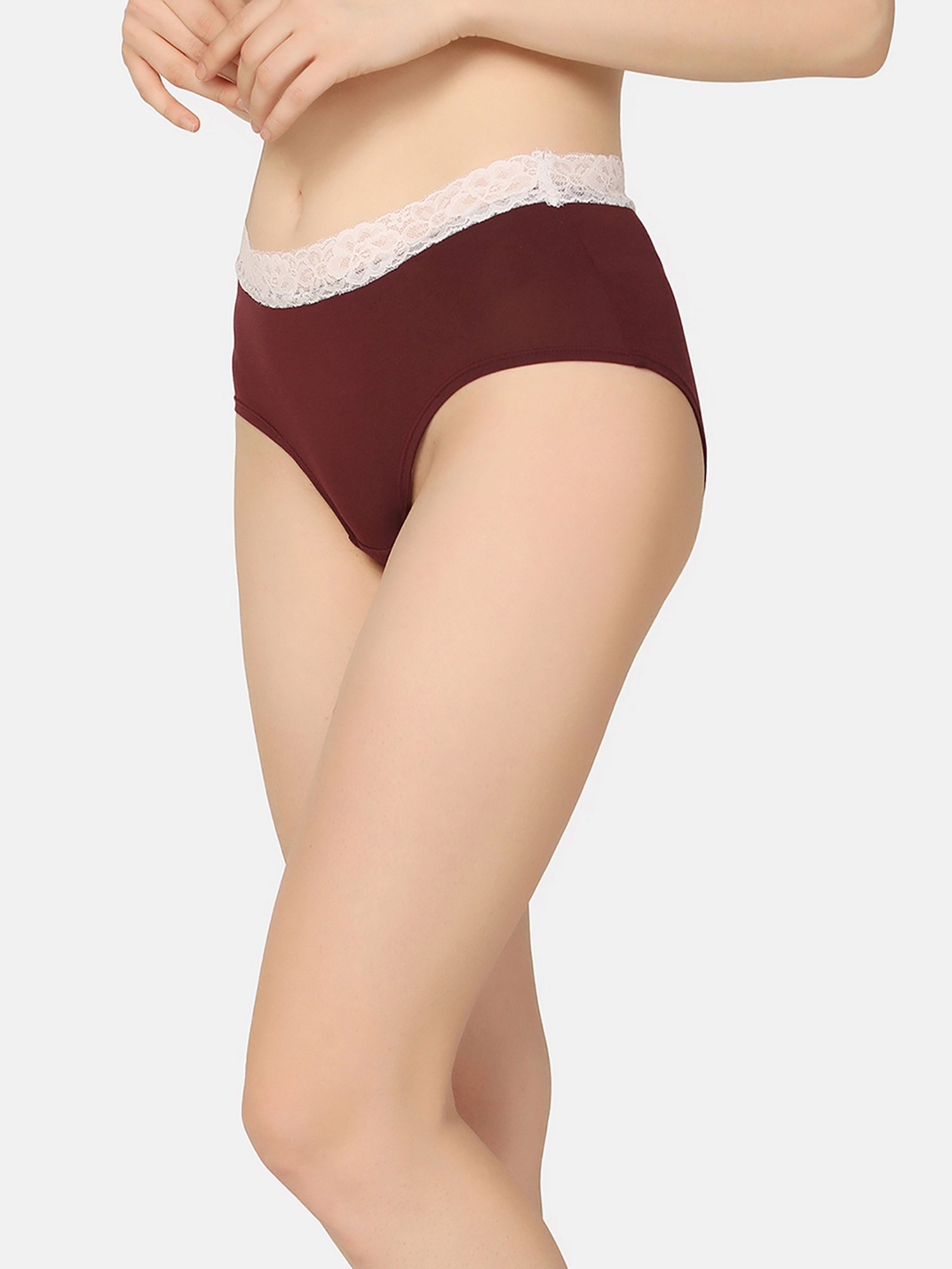Da Intimo Wine Hipster Panty