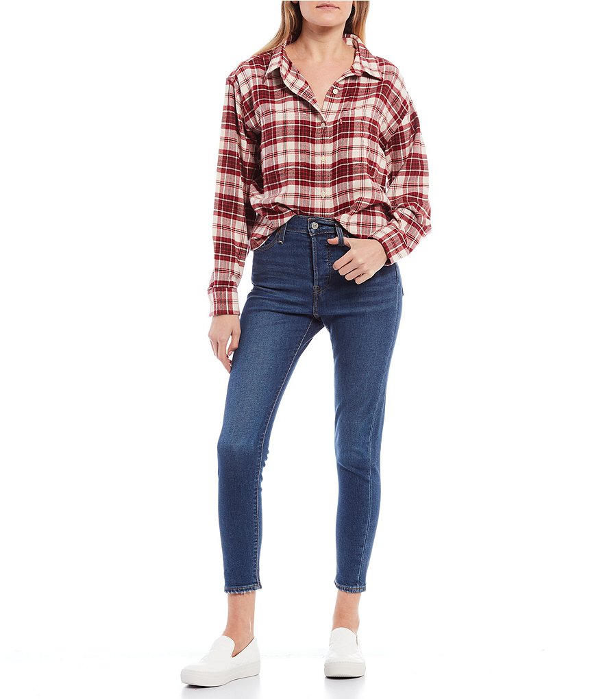 Celebrity Pink Destructed Mom Jeans