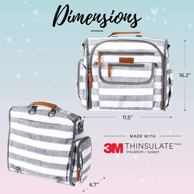 The Physics of HipHop Diaper Bag - Black