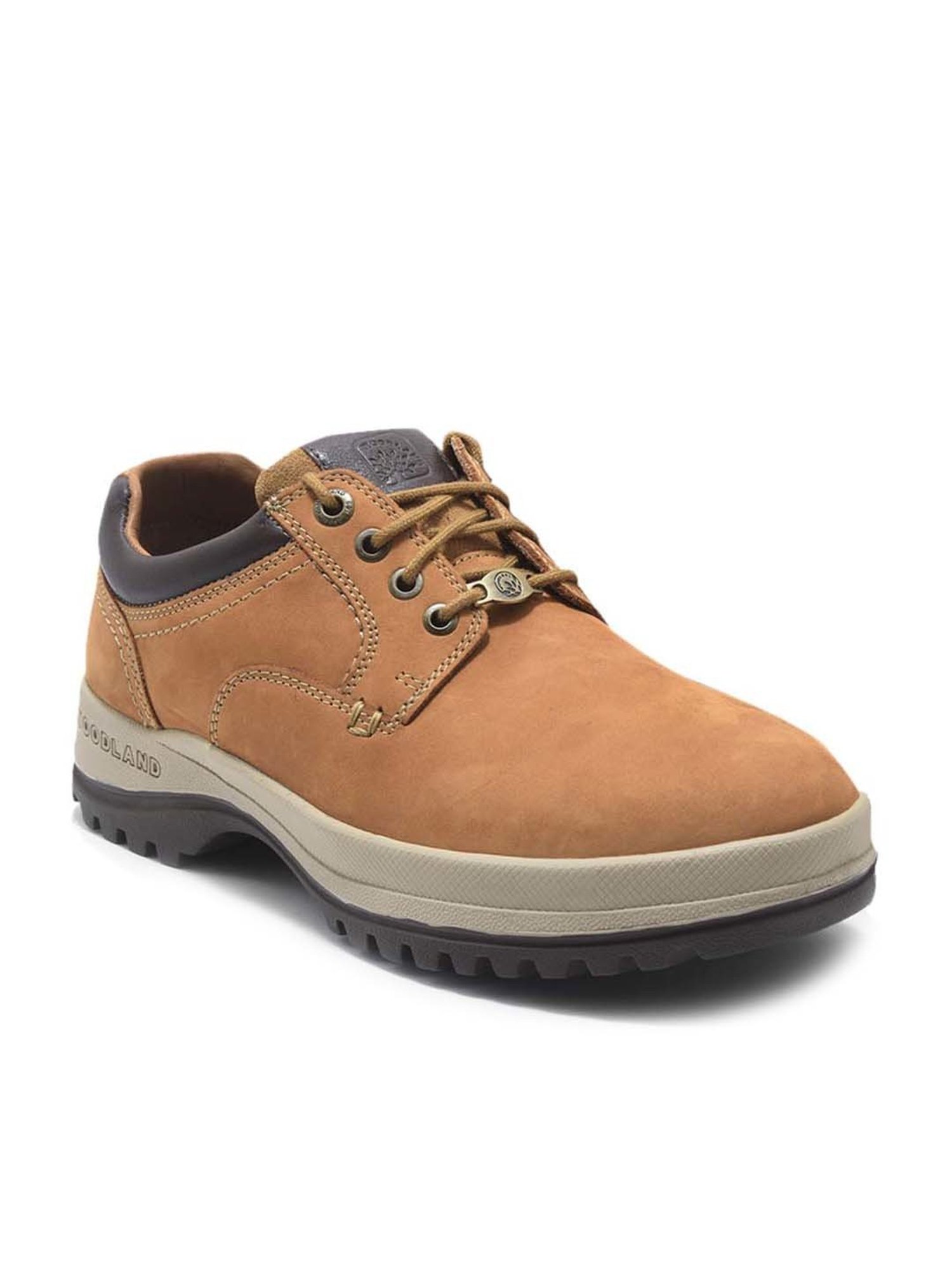 Woodland Men's Tan Derby Shoes